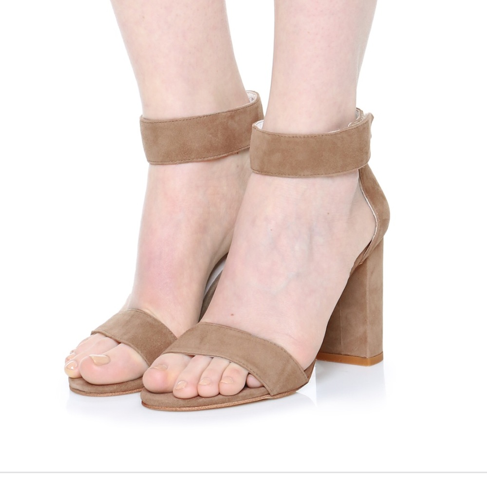Jeffrey Campbell Ankle Strap Suede Heels